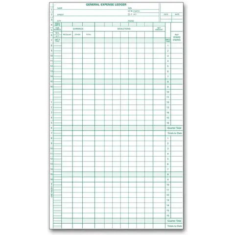 132031N - Payroll/General Expense Ledger