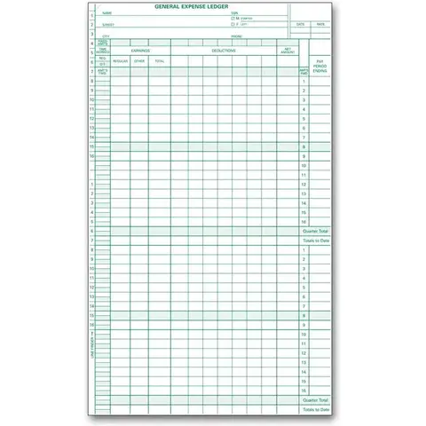 132031N - Payroll/General Expense Ledger