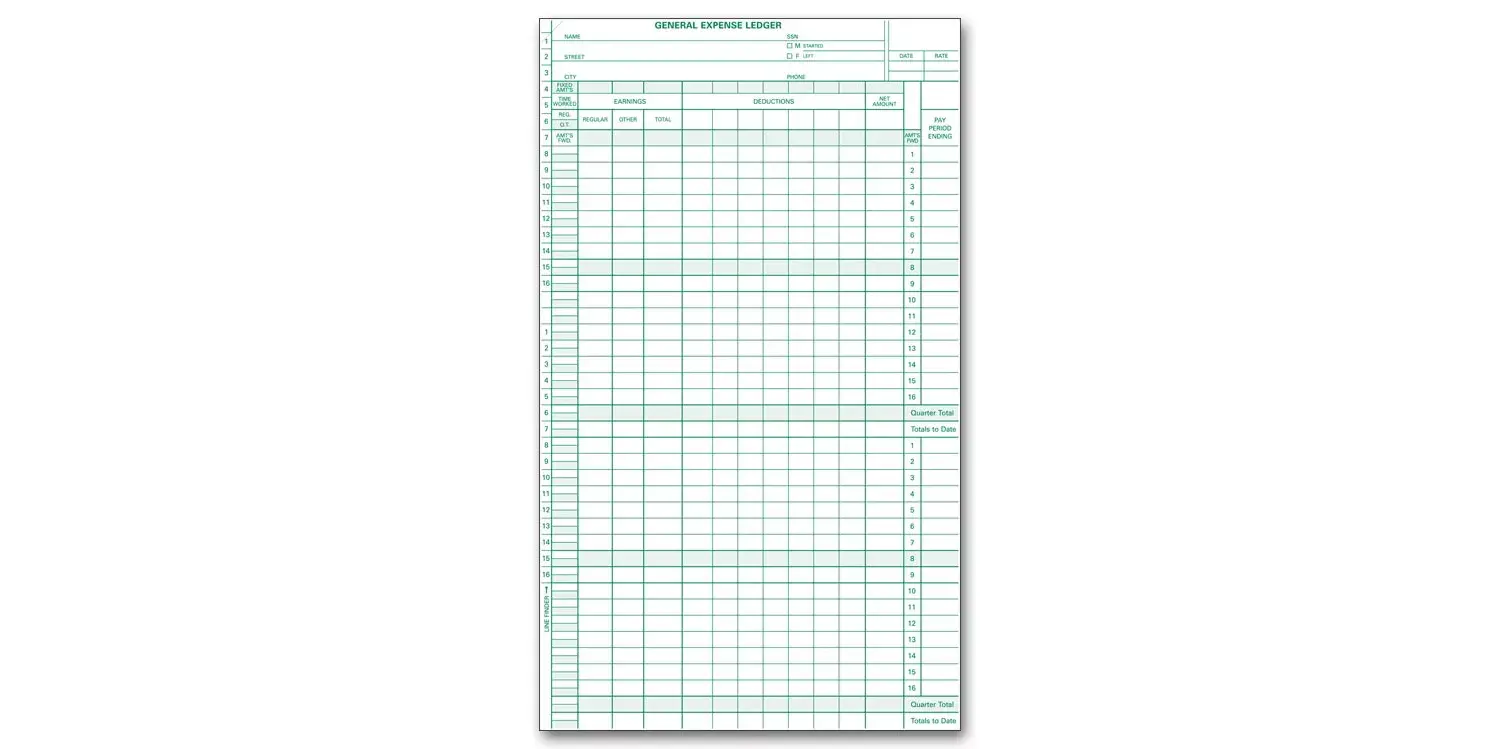 132031N - Payroll/General Expense Ledger