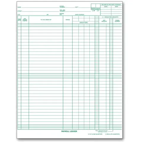 133031N - Payroll/Expense Ledger