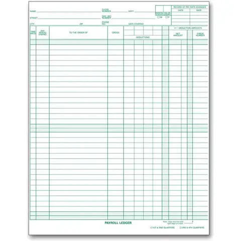 133031N - Payroll/Expense Ledger