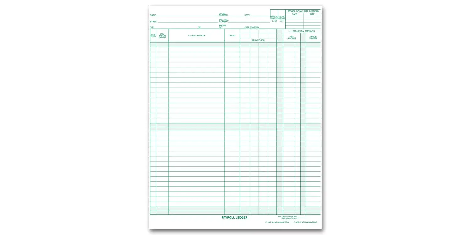133031N - Payroll/Expense Ledger