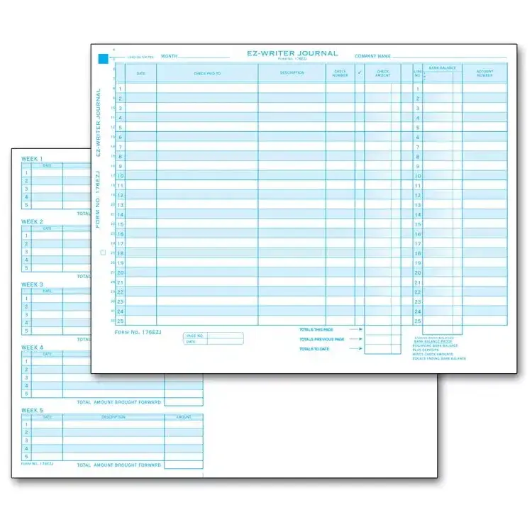 176EZJ - EZ Writer System Journals
