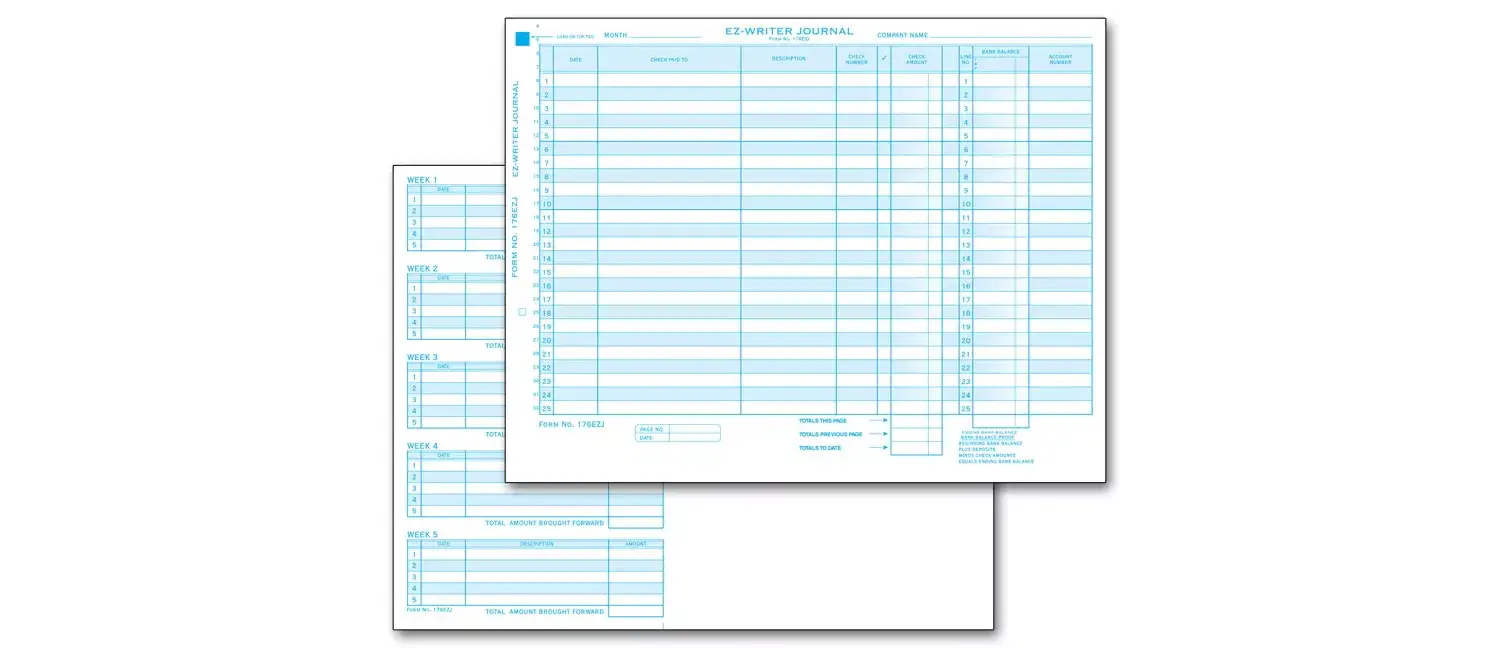 176EZJ - EZ Writer System Journals