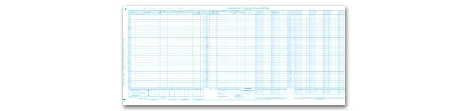 150DJ - Cash Disbursement and Payroll Journals