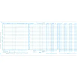 150NJ - One-Write System Payroll Journals - Max Column