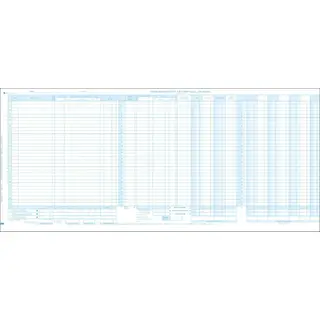 150NJ - One-Write System Payroll Journals - Max Column