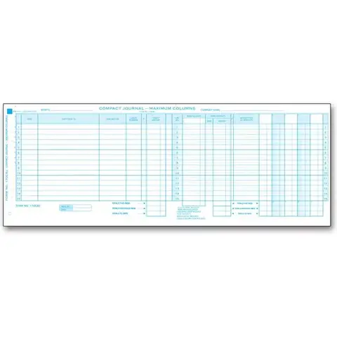 170CBJ - One-Write System Journals - Compact