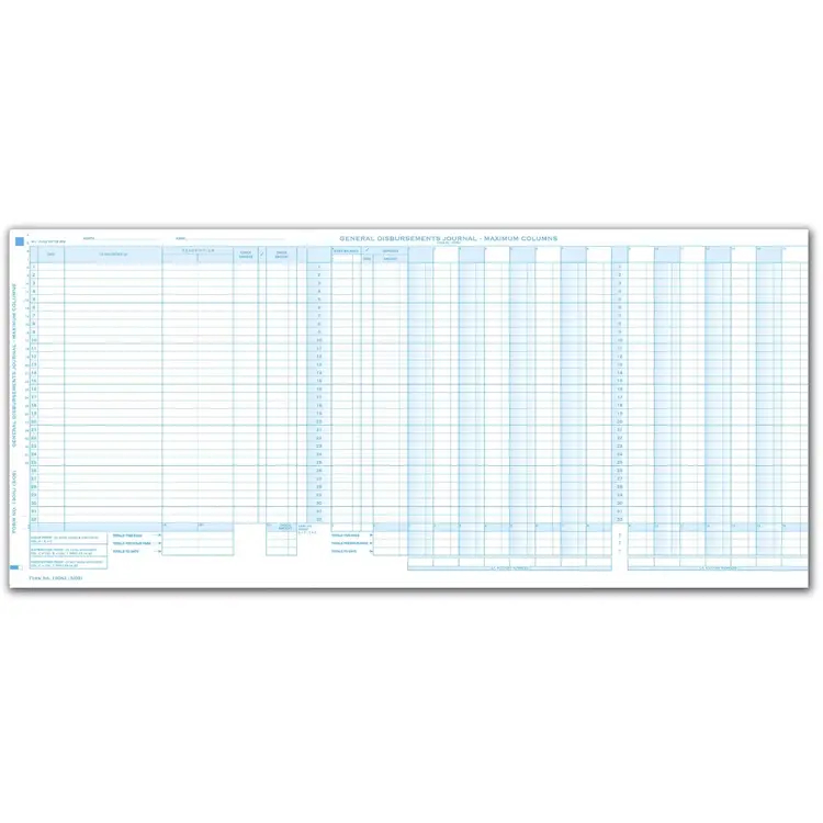 190NJ - One-Write System Accounting Journals
