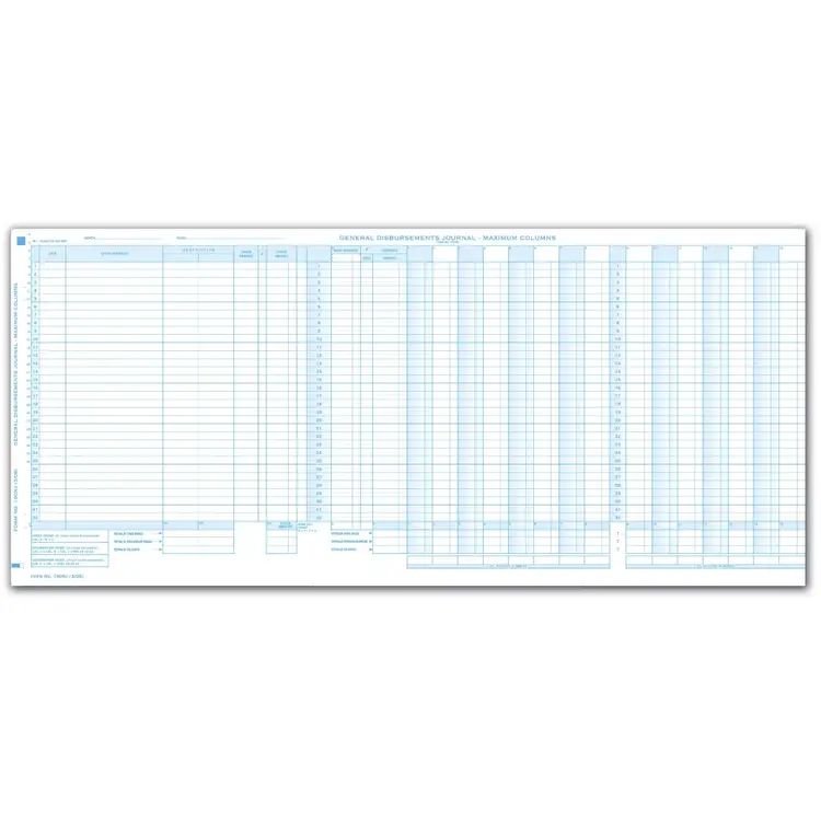 190NJ - One-Write System Accounting Journals