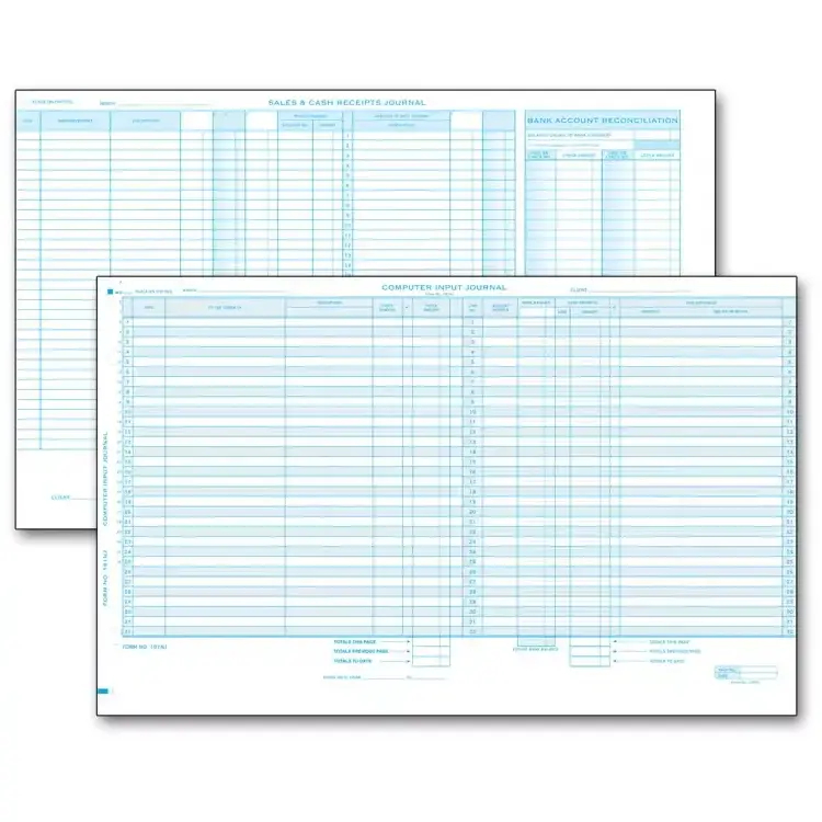 One-Write System Journals - Compact Sales & Cash Receipts