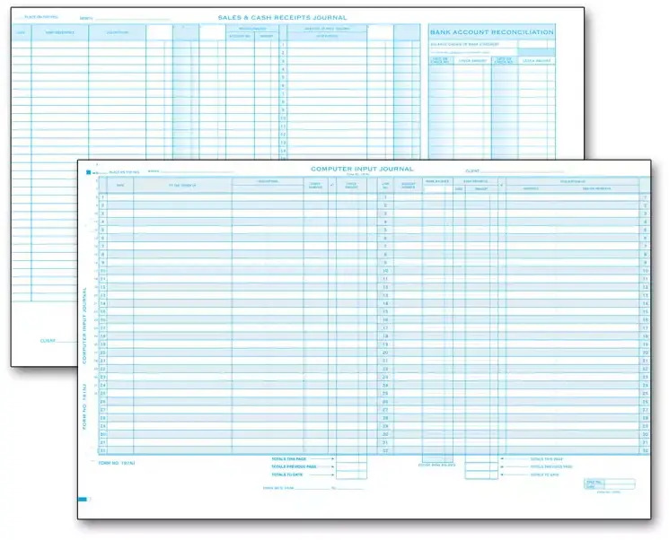 One-Write System Journals - Compact Sales & Cash Receipts