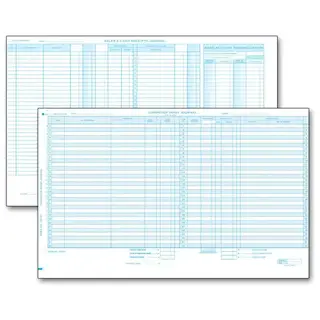 One-Write System Journals - Compact Sales & Cash Receipts