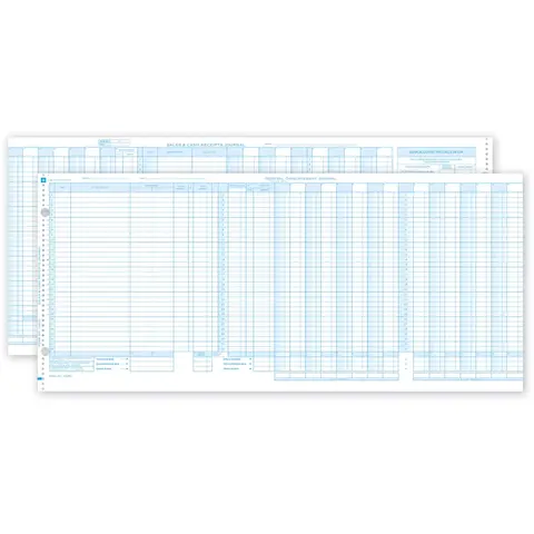 One-Write System Journals - Sales & Cash Receipt