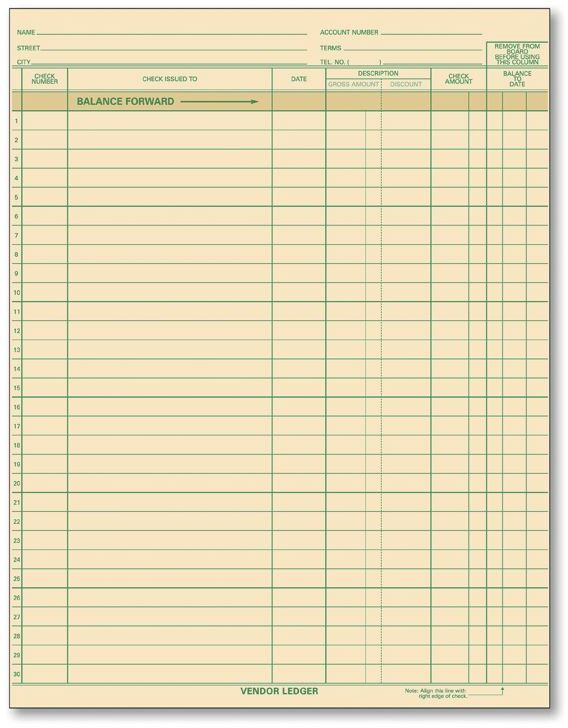 Compact Expense Ledgers