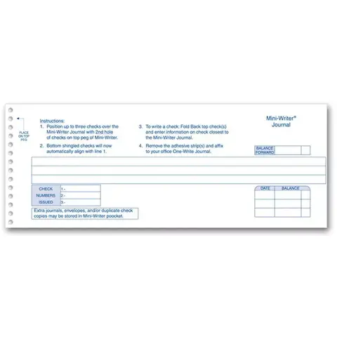 MW400NJ - Mini-Writer® System Journals