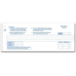 MW400NJ - Mini-Writer® System Journals