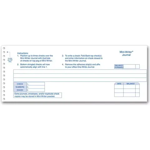 MW400NJ - Mini-Writer® System Journals
