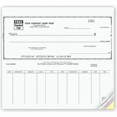 Custom Voucher Checks - Draft