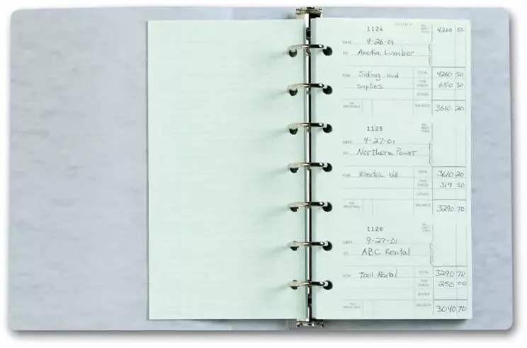 53200N - Check Stub Holder