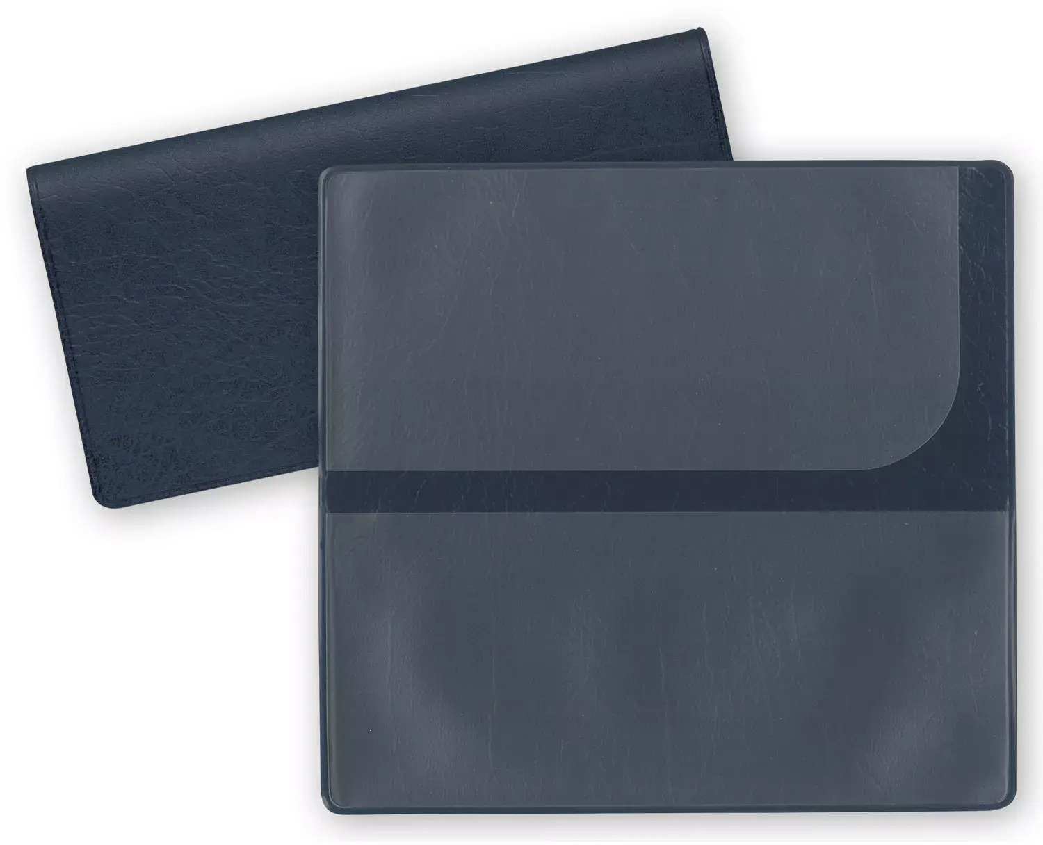 Blue Check Cover - Deskbook Duplicate Carrier