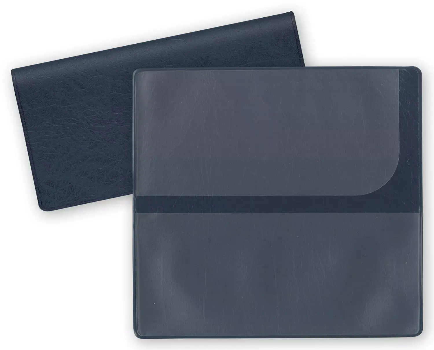 Blue Check Cover - Deskbook Check Duplicates Holder