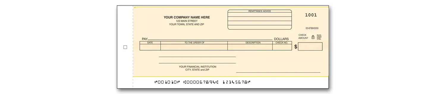 General Disbursement Center Checks