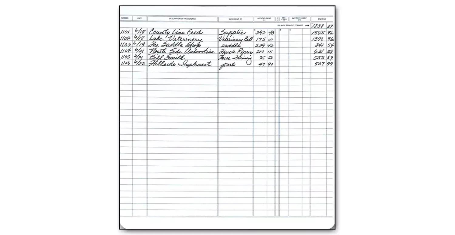 128051N - Executive Deskbook Check Registers