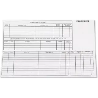 Replacement check registers for our Traveller checks