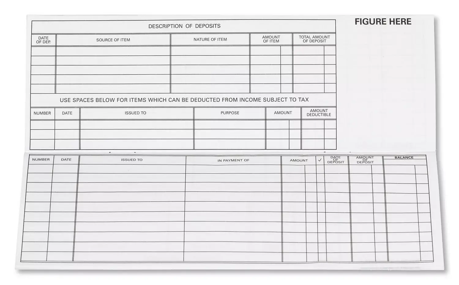 Replacement check registers for our Traveller checks