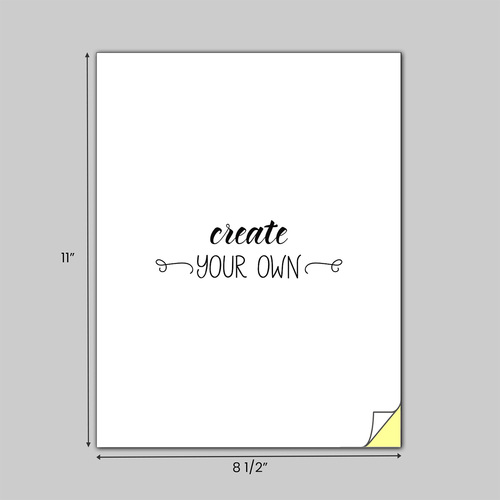 Custom laser business forms, duplicate format (original + 1 copy), 20 lb. paper