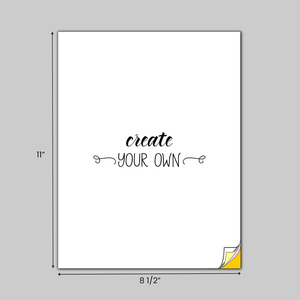 Custom laser business forms, quadruplicate format (original + 3 copies), 20 lb. paper