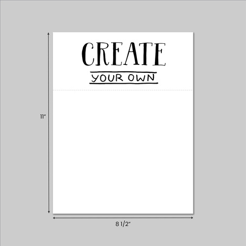 8.5 x 11 inch custom laser deposit ticket compatible with major banks and accounting software