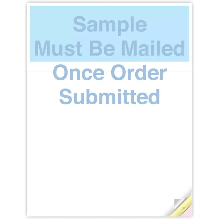 8.5 x 11 inch custom laser deposit ticket compatible with major banks and accounting software