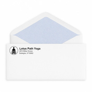 Create a custom #10 confidential envelope online with a security tint.