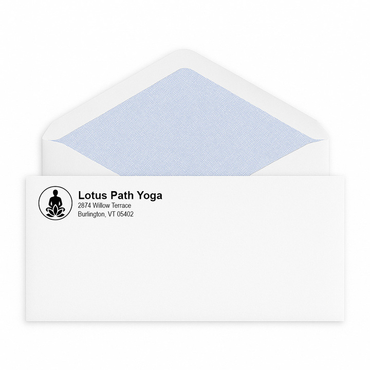 Create a custom #10 confidential envelope online with a security tint.