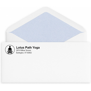 Create a custom #10 confidential envelope online with a security tint.