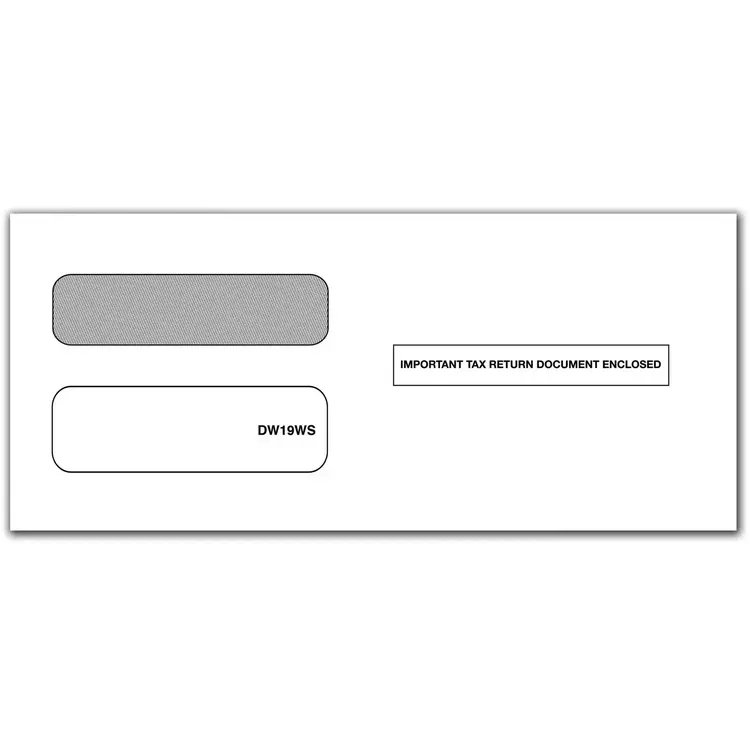 Self seal tax form envelope for 1099-S