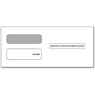 Self seal tax form envelope for 1099-S