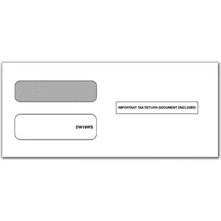 Self seal tax form envelope for 1099-S