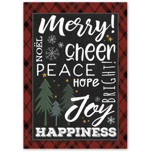 Cheerful peace message greeting cards