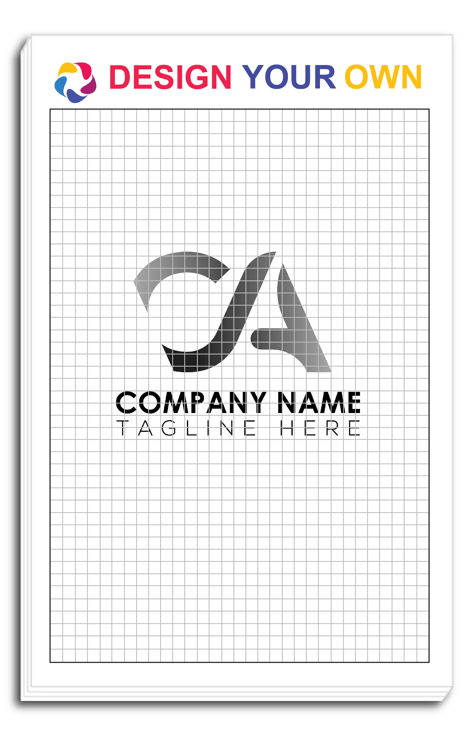 Small full color engineering graph pads