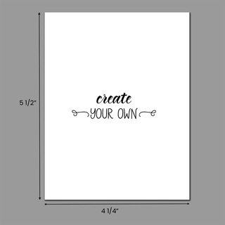 Custom printing of 110 lb card stock for postcards, tags, gift certificates & more