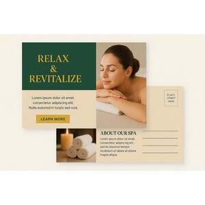 Custom 5.5 x 8.5 full color postcards - 2 sides