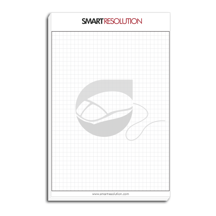 Custom graph pads printed with your own design