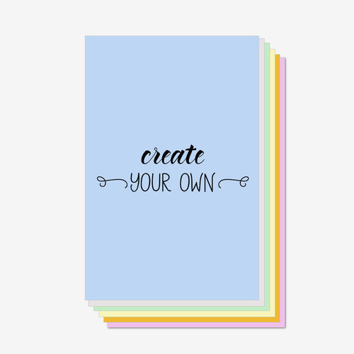 20 lb pastel colored paper for custom printing