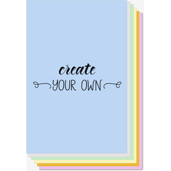 20 lb pastel colored paper for custom printing