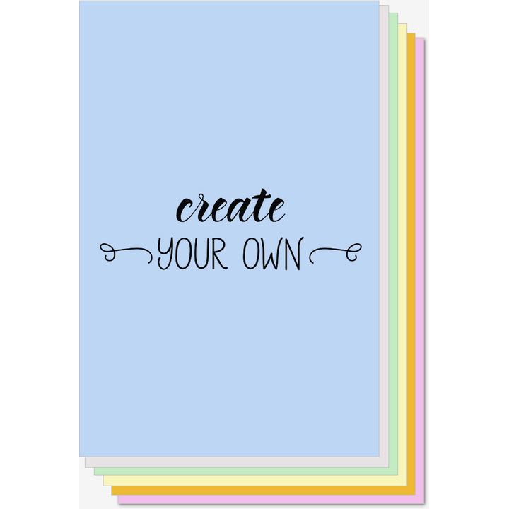20 lb pastel colored paper for custom printing