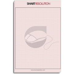 Custom notepad printing on pastel colored paper