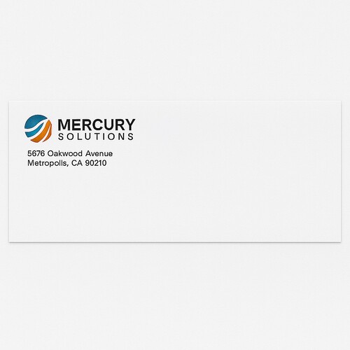 Create your own full color business return envelopes online